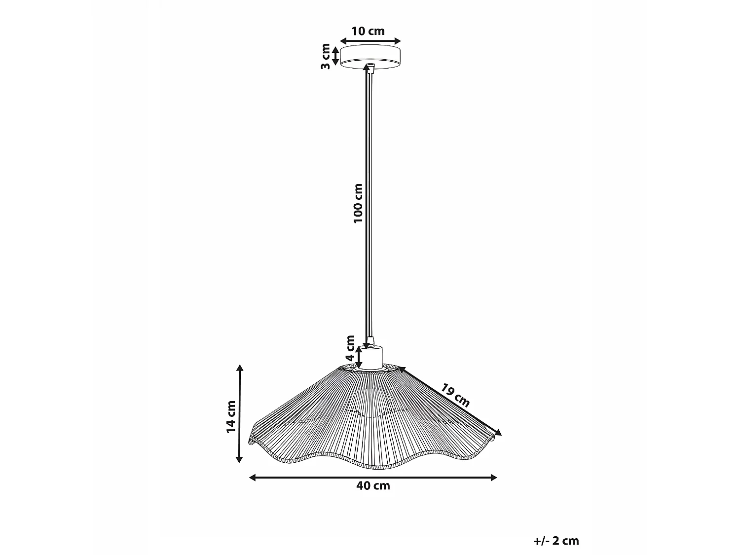 Pendant Lamp MIGORI Paper Natural