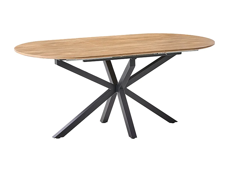 Table de salle à manger extensible MACQUARIE Marron 140/180 cm 90 cm