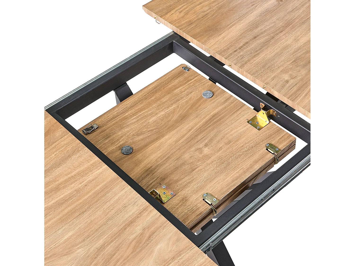 Table de salle à manger extensible MACQUARIE Marron 140/180 cm 90 cm