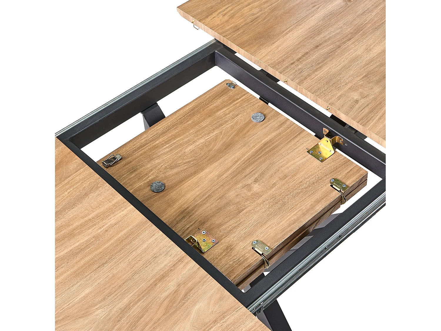 Table de salle à manger extensible MACQUARIE Marron 140/180 cm 90 cm