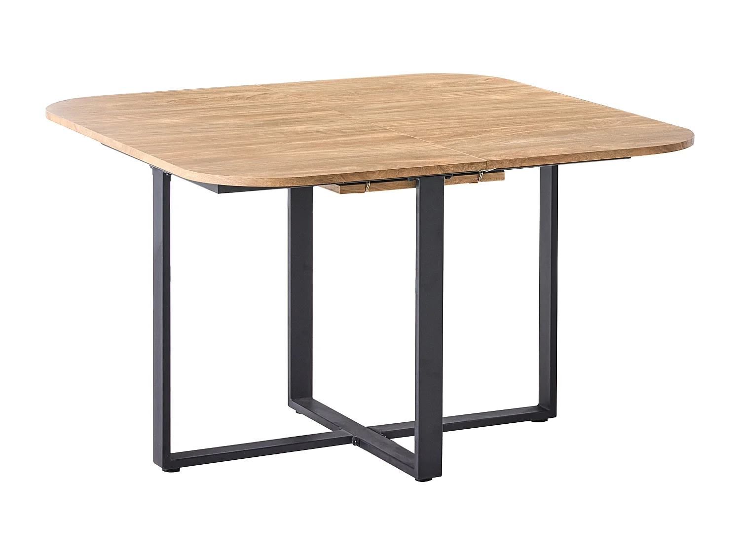 Table de salle à manger extensible COOPER Marron 120/160 cm 120 cm