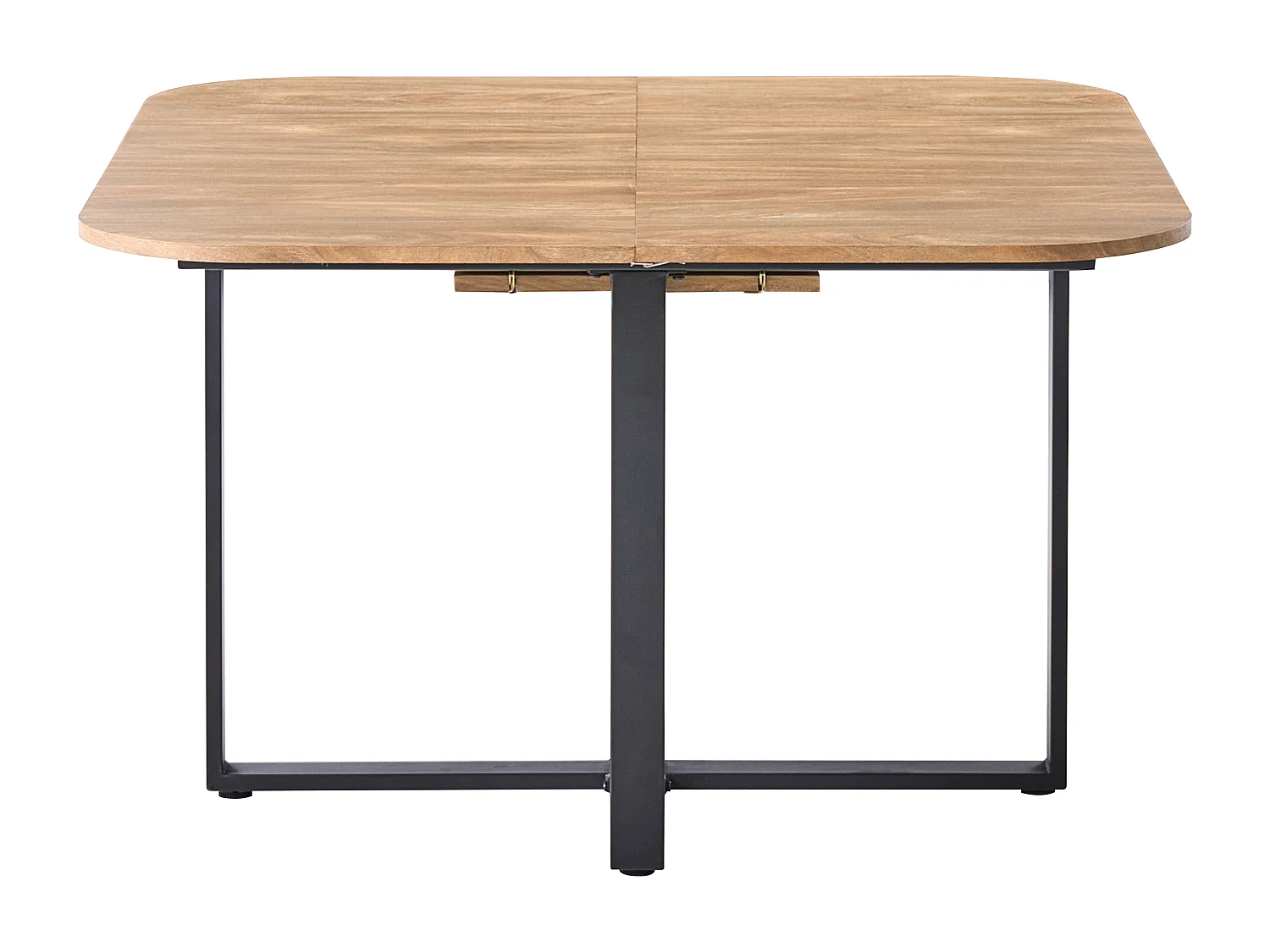 Table de salle à manger extensible COOPER Marron 120/160 cm 120 cm