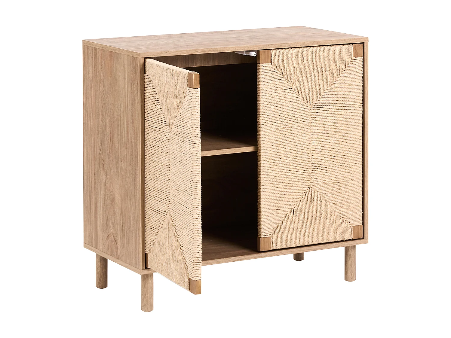 Commode 2 portes BONDI Marron clair