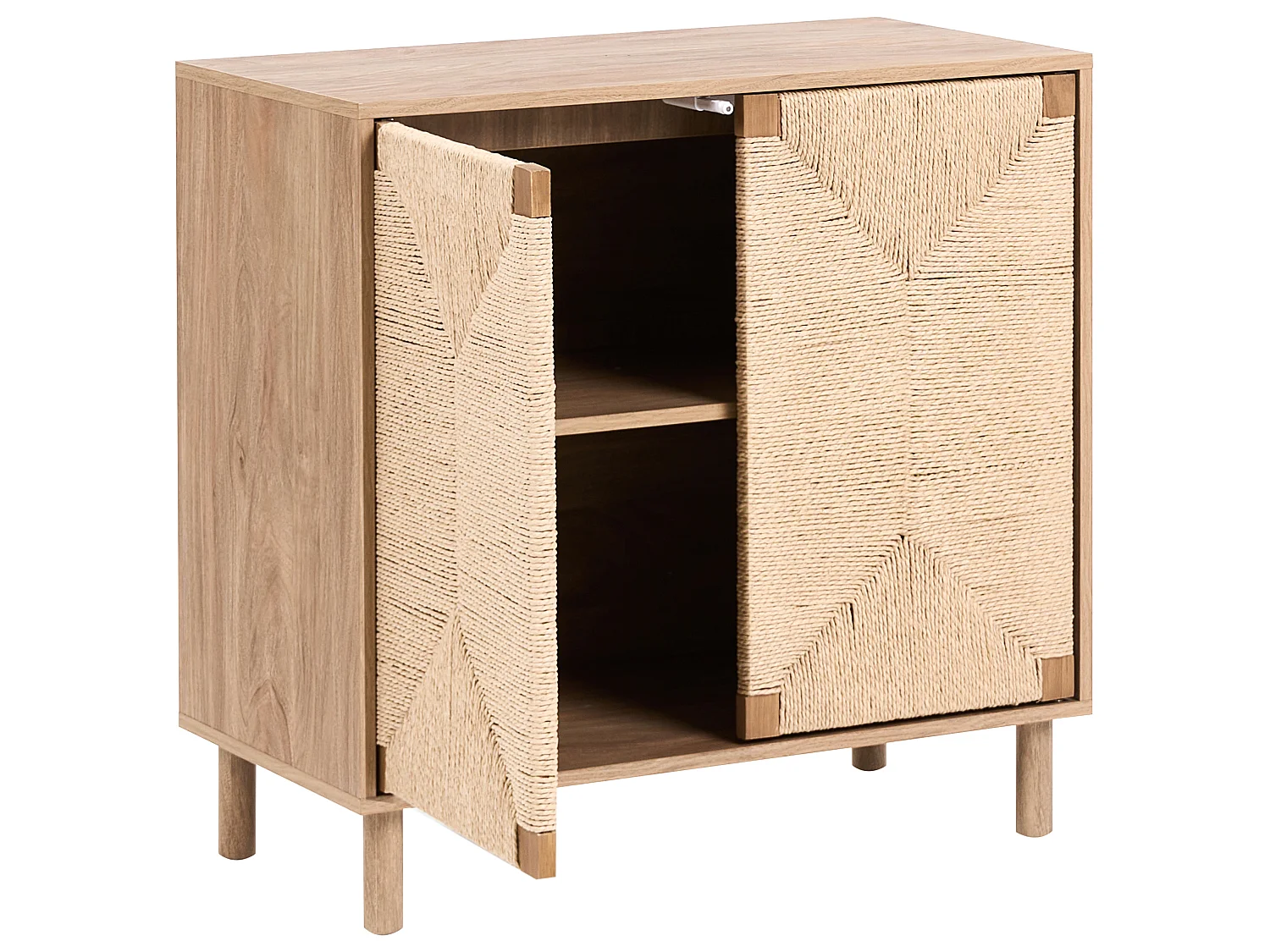 Commode 2 portes BONDI Marron clair