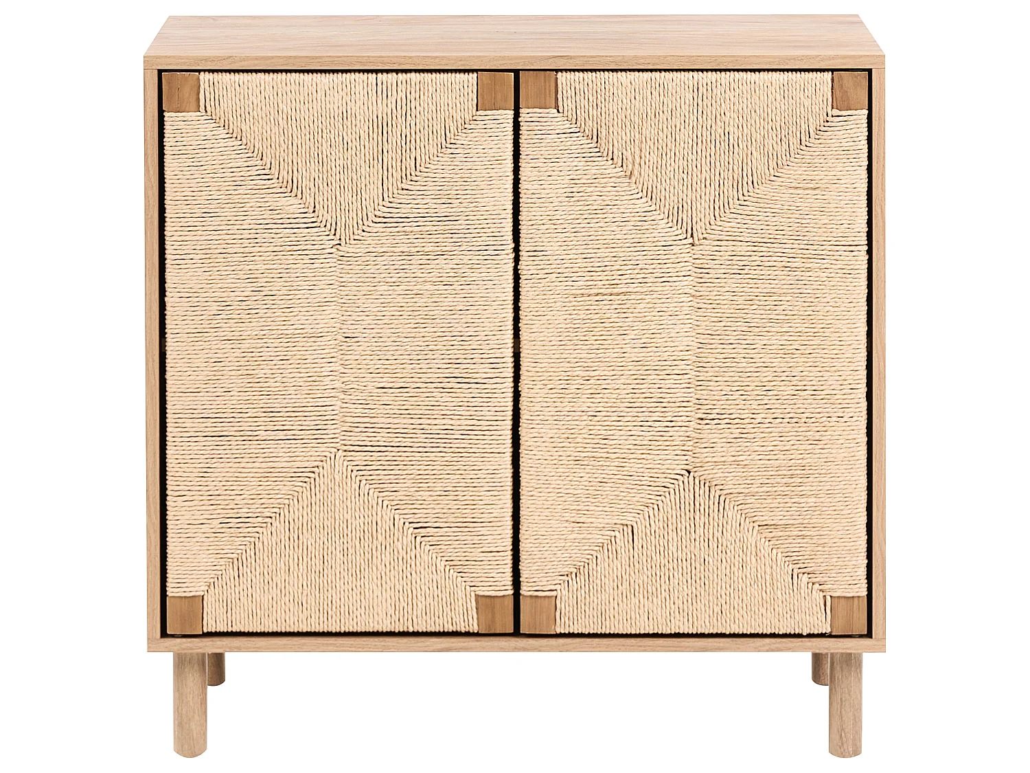 Commode 2 portes BONDI Marron clair