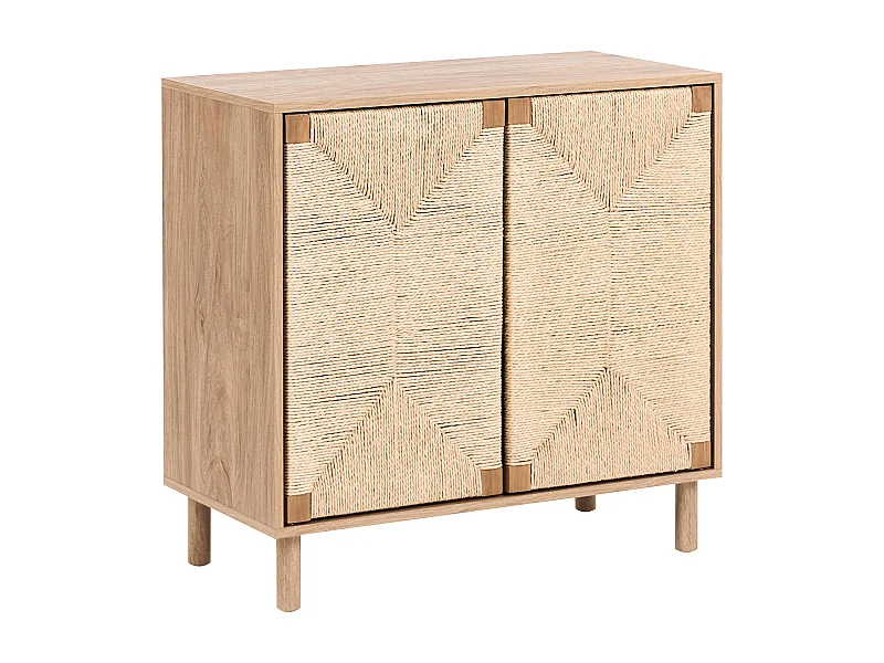 Commode 2 portes BONDI Marron clair