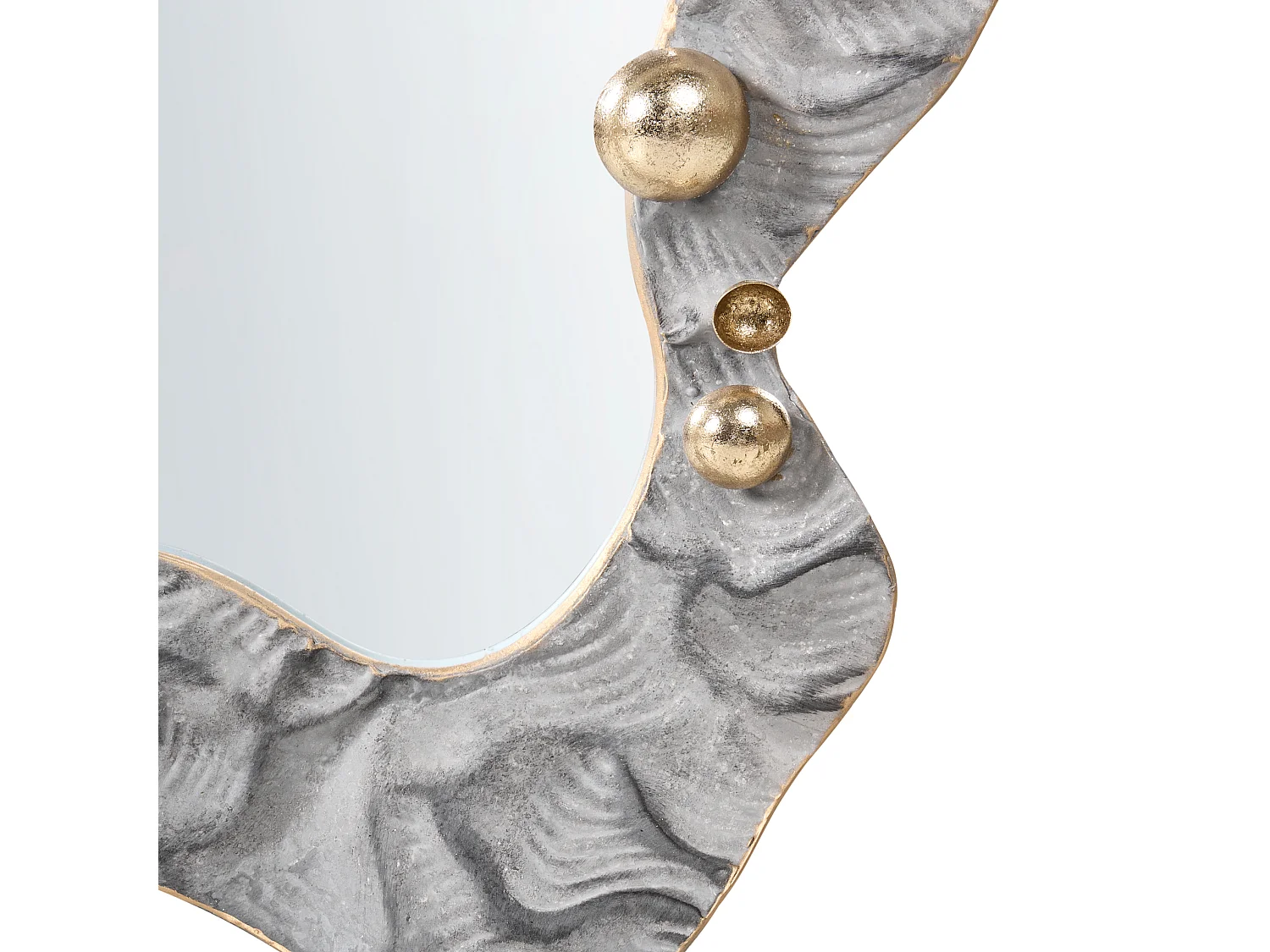 Miroir LINAS 51 cm 67 cm Gris