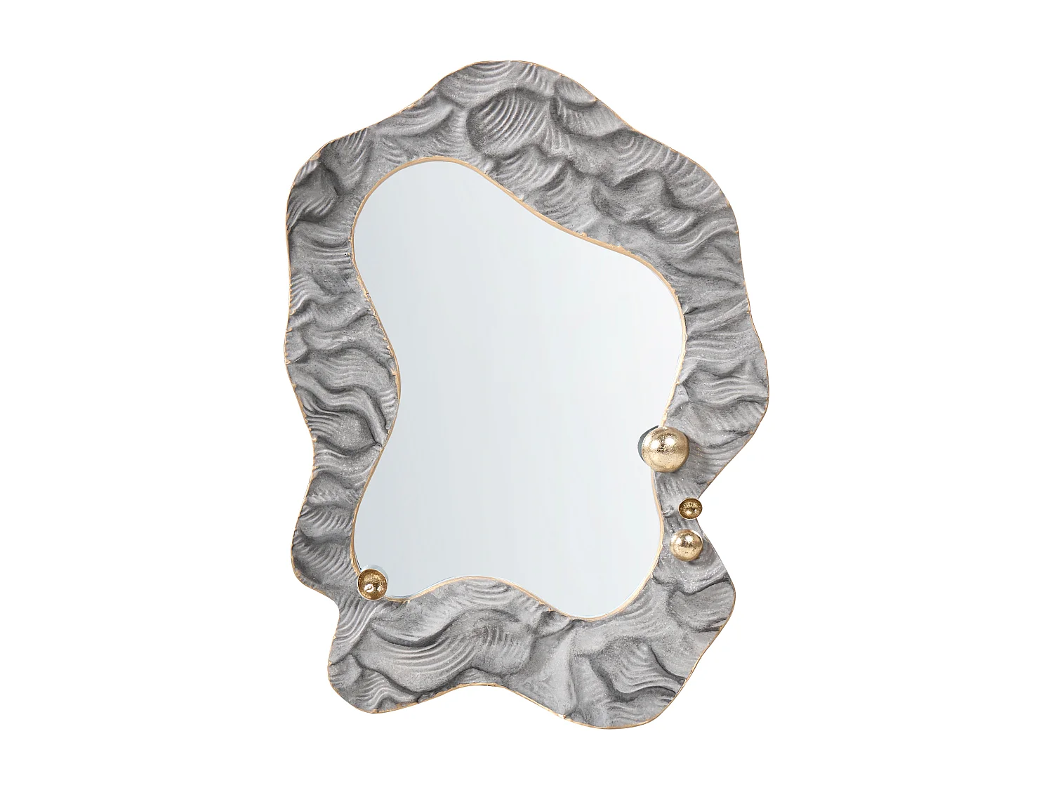 Miroir LINAS 51 cm 67 cm Gris
