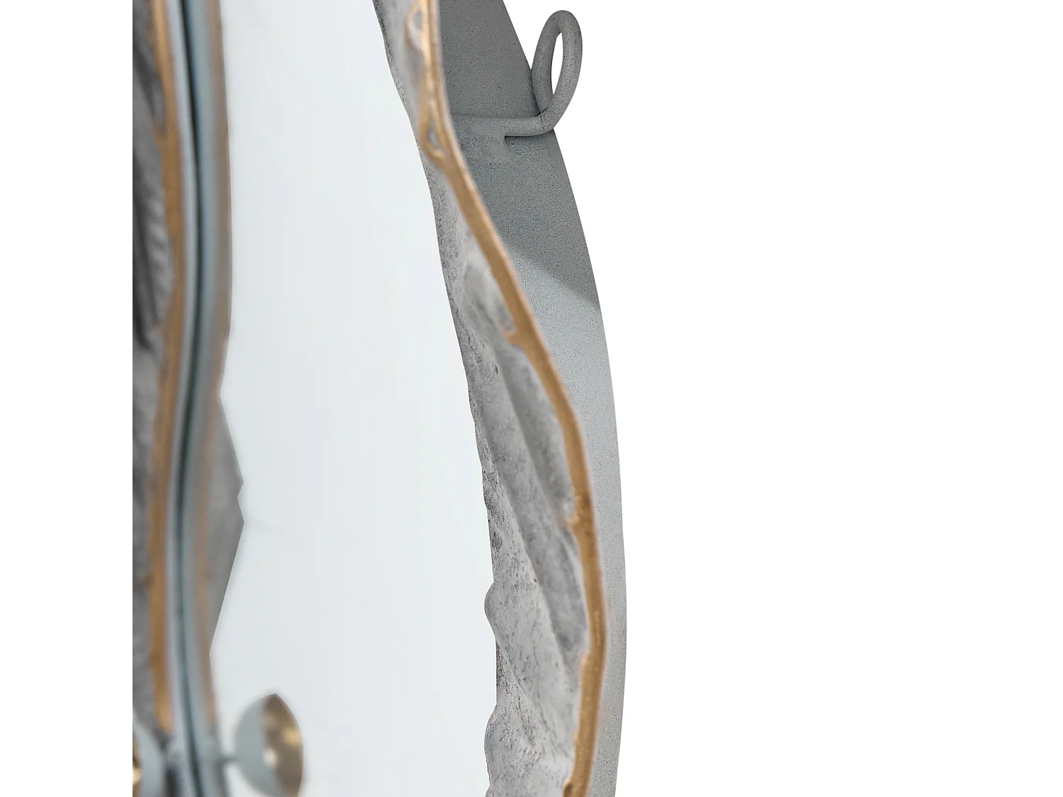 Miroir LINAS 51 cm 67 cm Gris