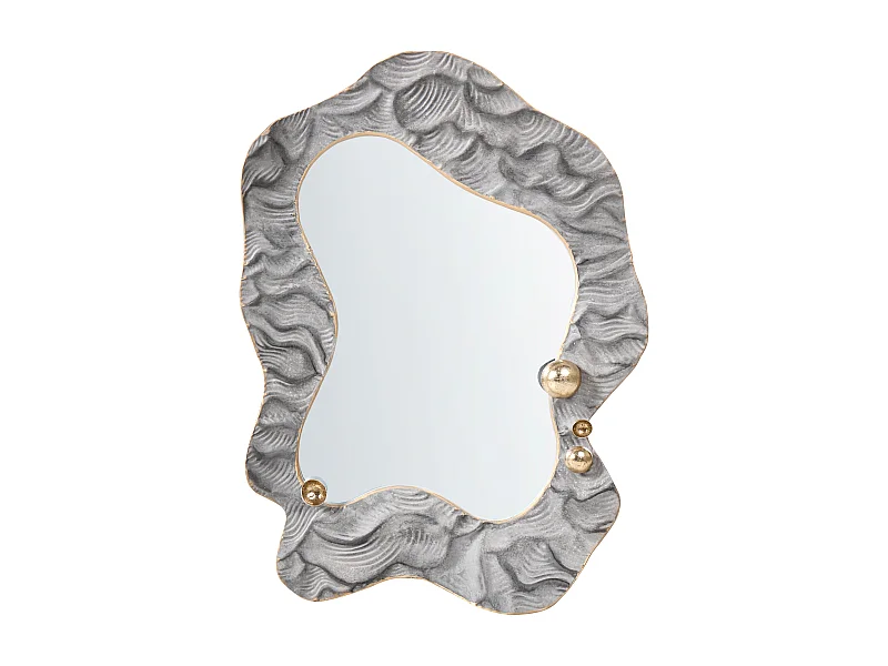 Miroir LINAS 51 cm 67 cm Gris