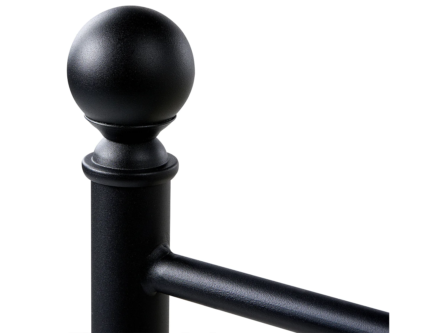 Lit avec sommier Métal DINARD 120 x 200 cm Noir