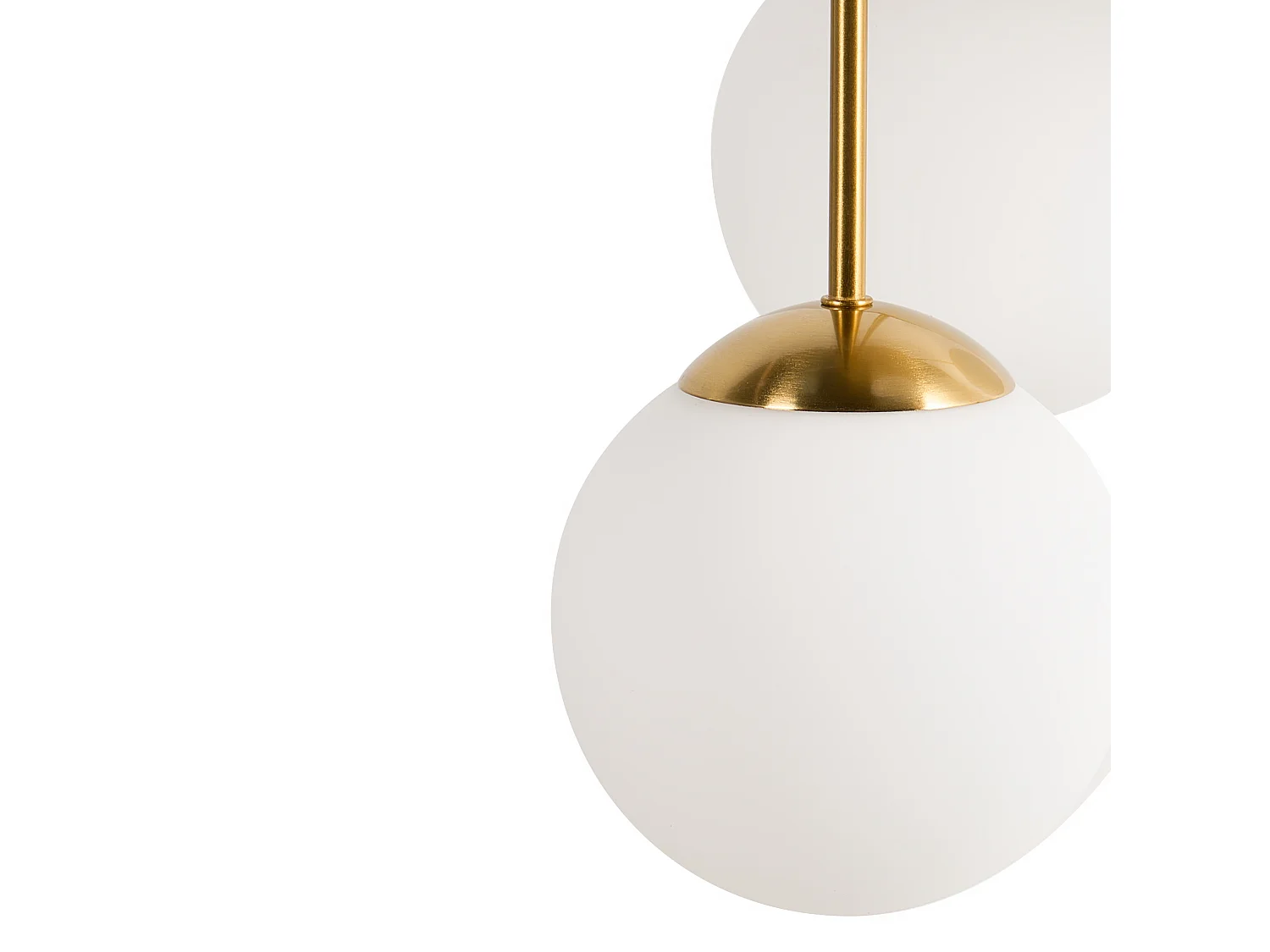Lampes suspension à 5 lumières RIANA Métal Laiton