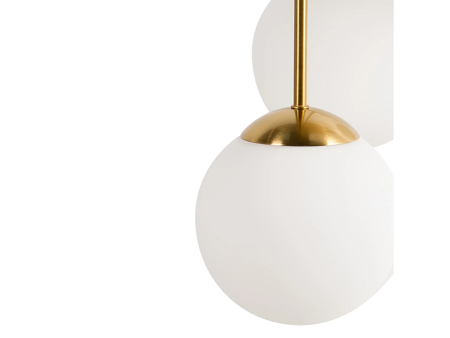 Lampes suspension à 5 lumières RIANA Métal Laiton
