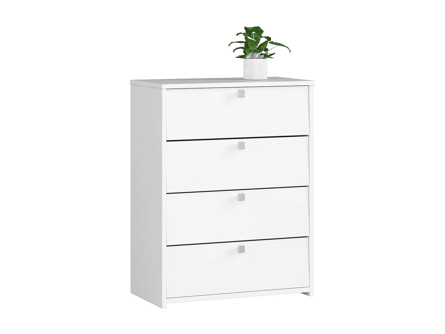 Sapateira Clássica 4 Portas Basculantes 60cm Branca