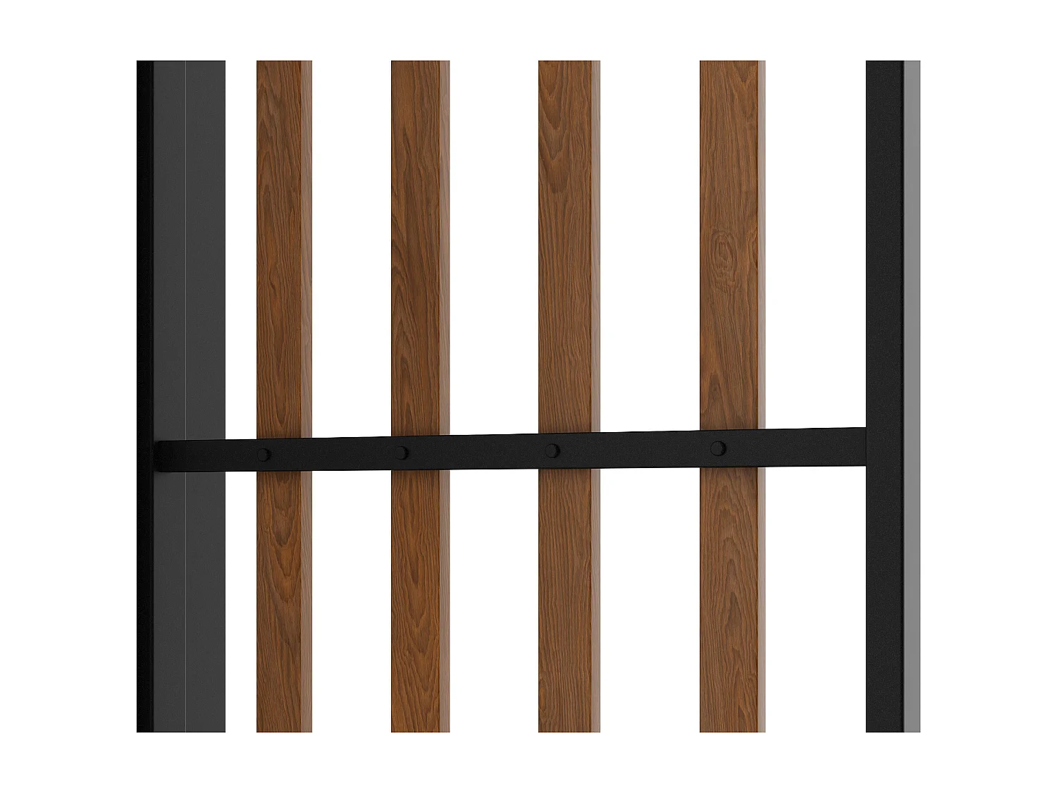 Pergola autoportante modulable en acier avec toit rétractable et treillis - 10,6 m² - noir - MAZARA