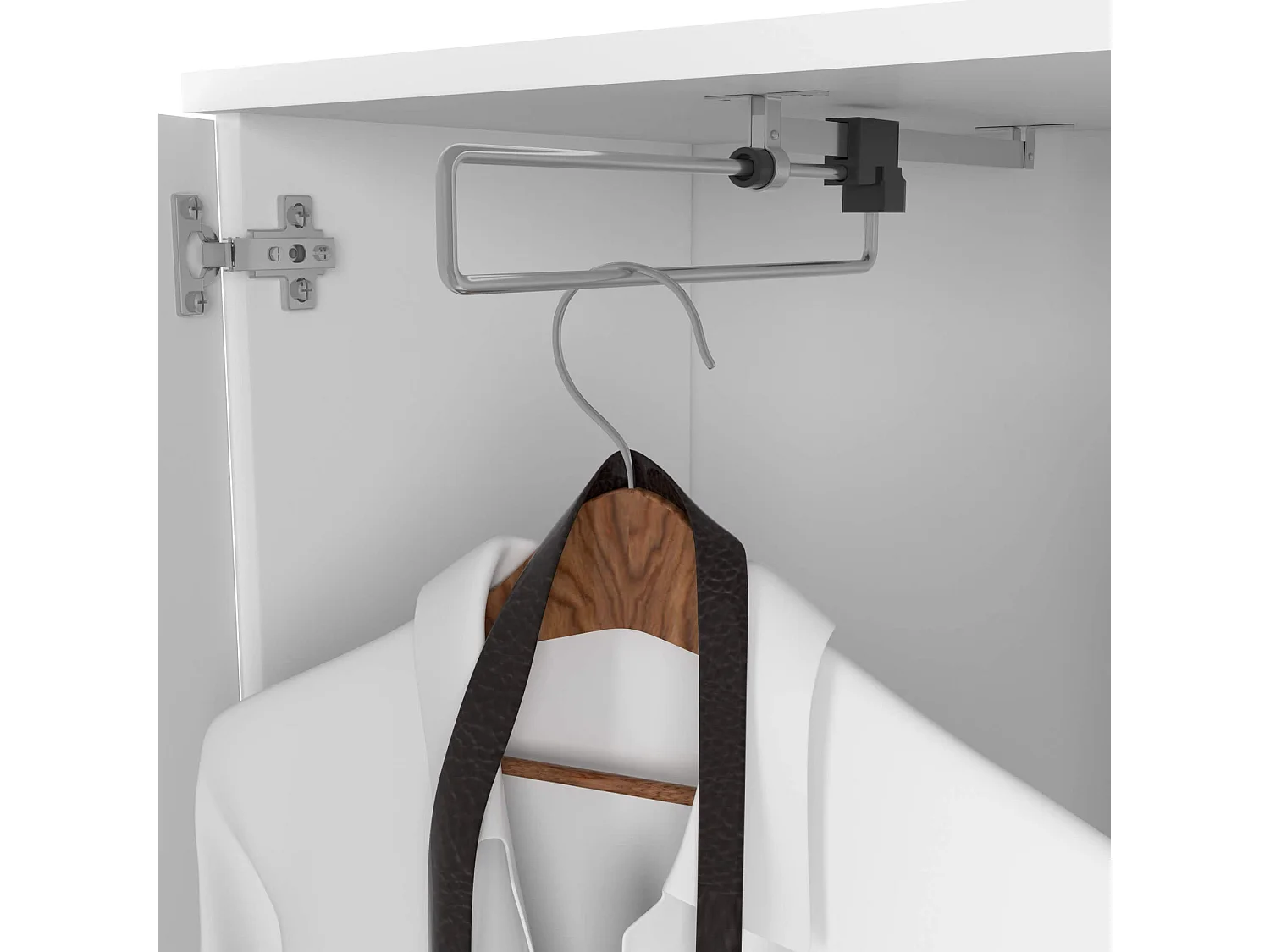 Conjunto de Móveis para Corredor ENTRO PK Branco