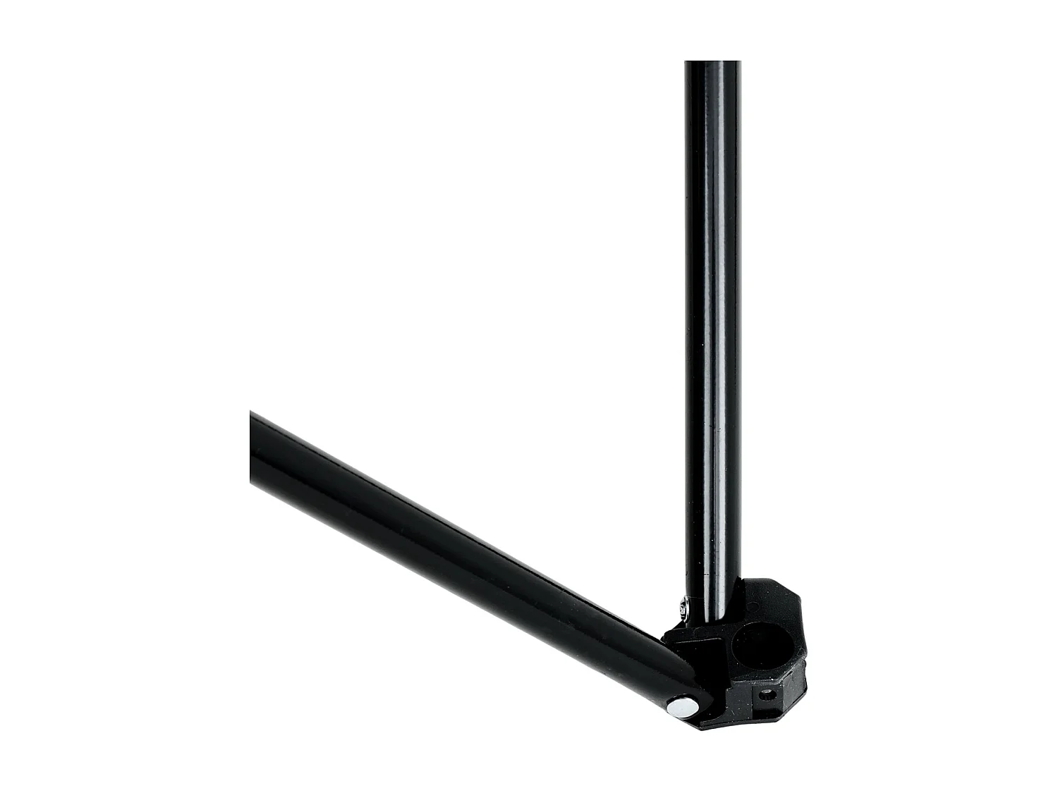 Cadeira Dobrável de Campismo ANTER Preta com Suporte para Bebidas