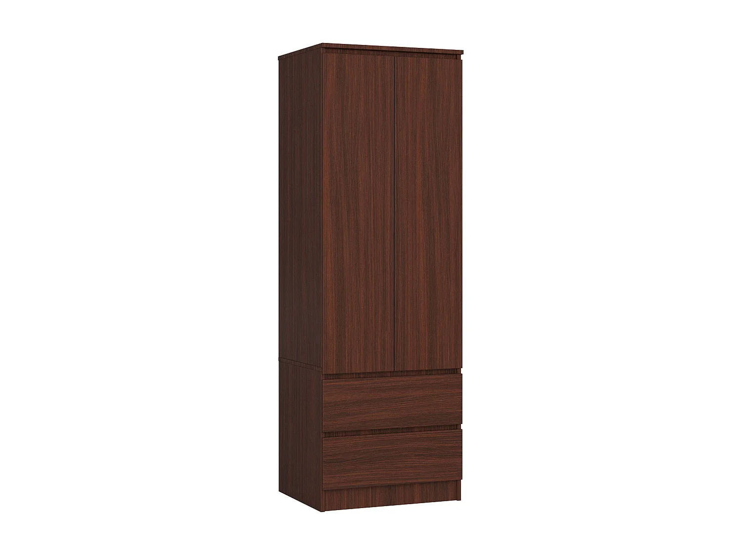 Guarda-Roupa Star S60, 2 Portas, 2 Gavetas, Wenge, 60cm Largura