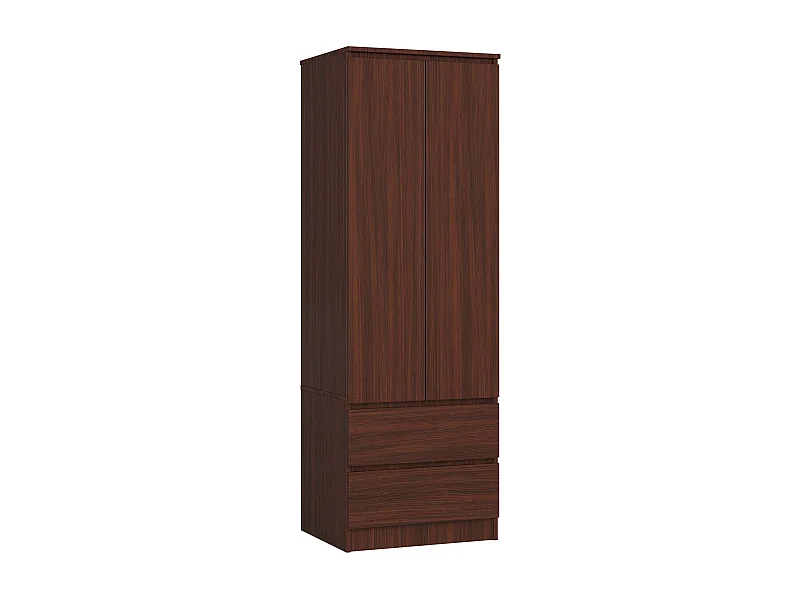 Guarda-Roupa Star S60, 2 Portas, 2 Gavetas, Wenge, 60cm Largura