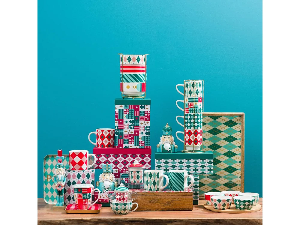 Coffret apéritif 5 bols Santa