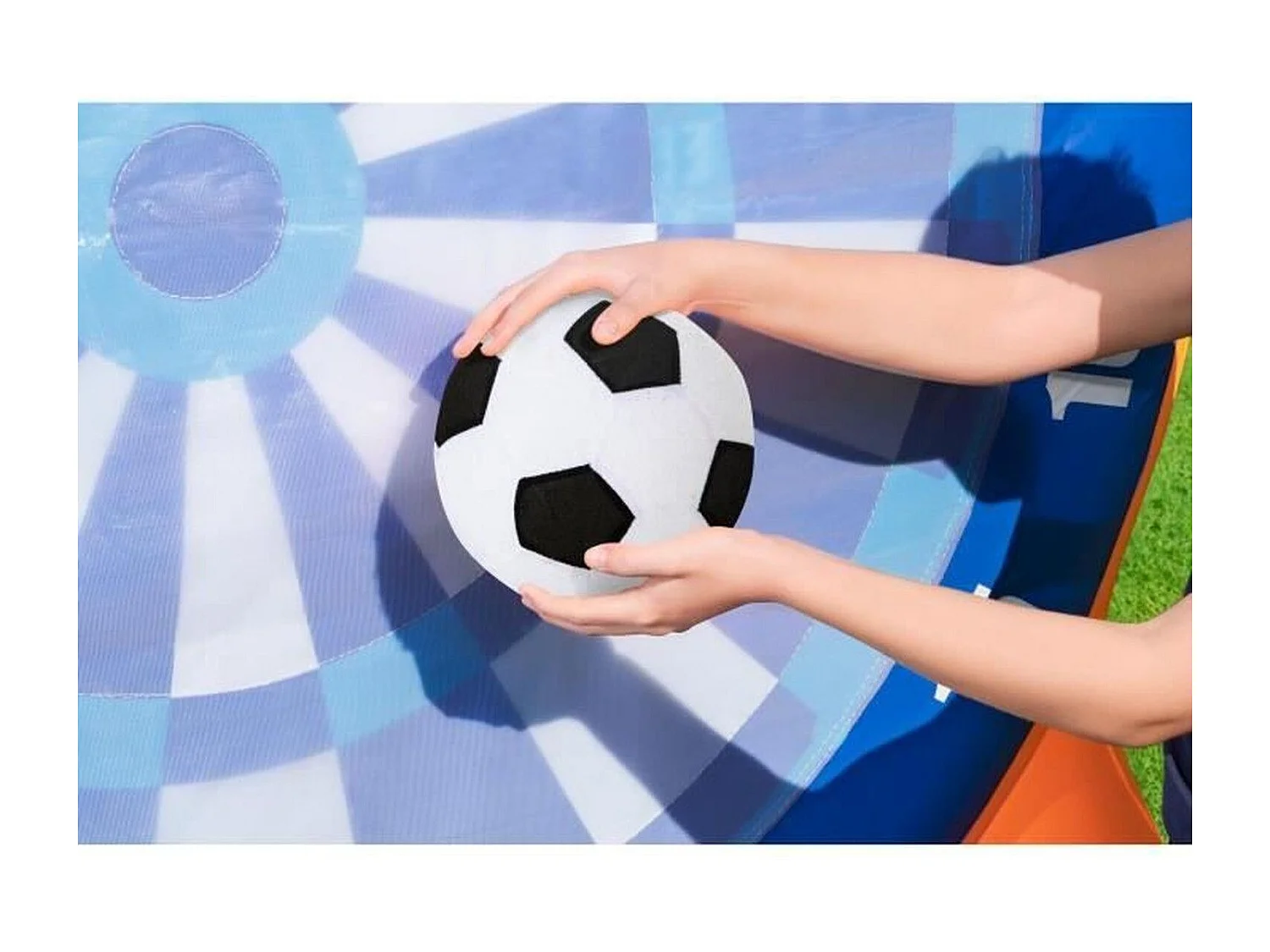 Cible géante de football à scratch 157 cm All Star - Base lestée