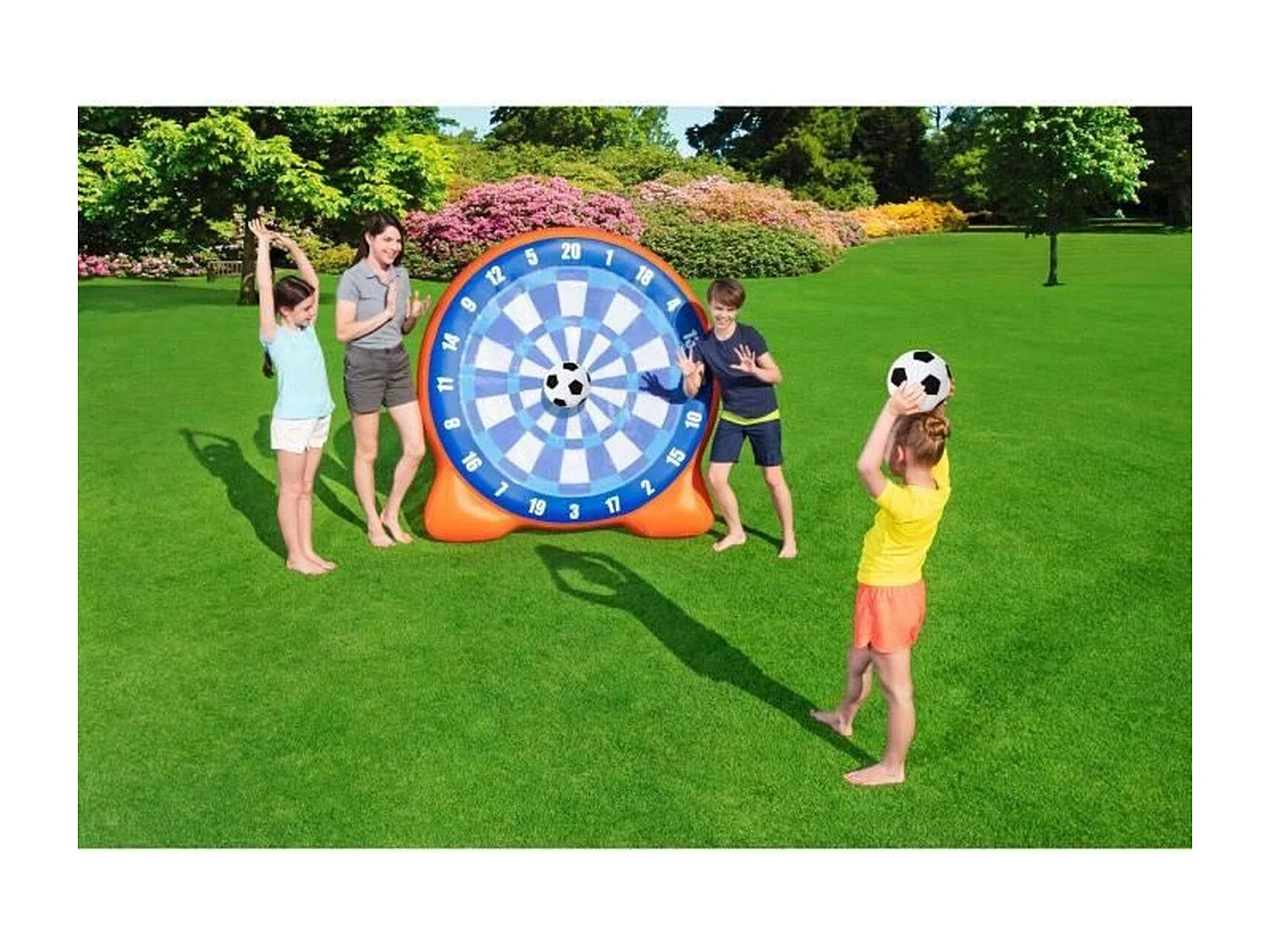 Cible géante de football à scratch 157 cm All Star - Base lestée