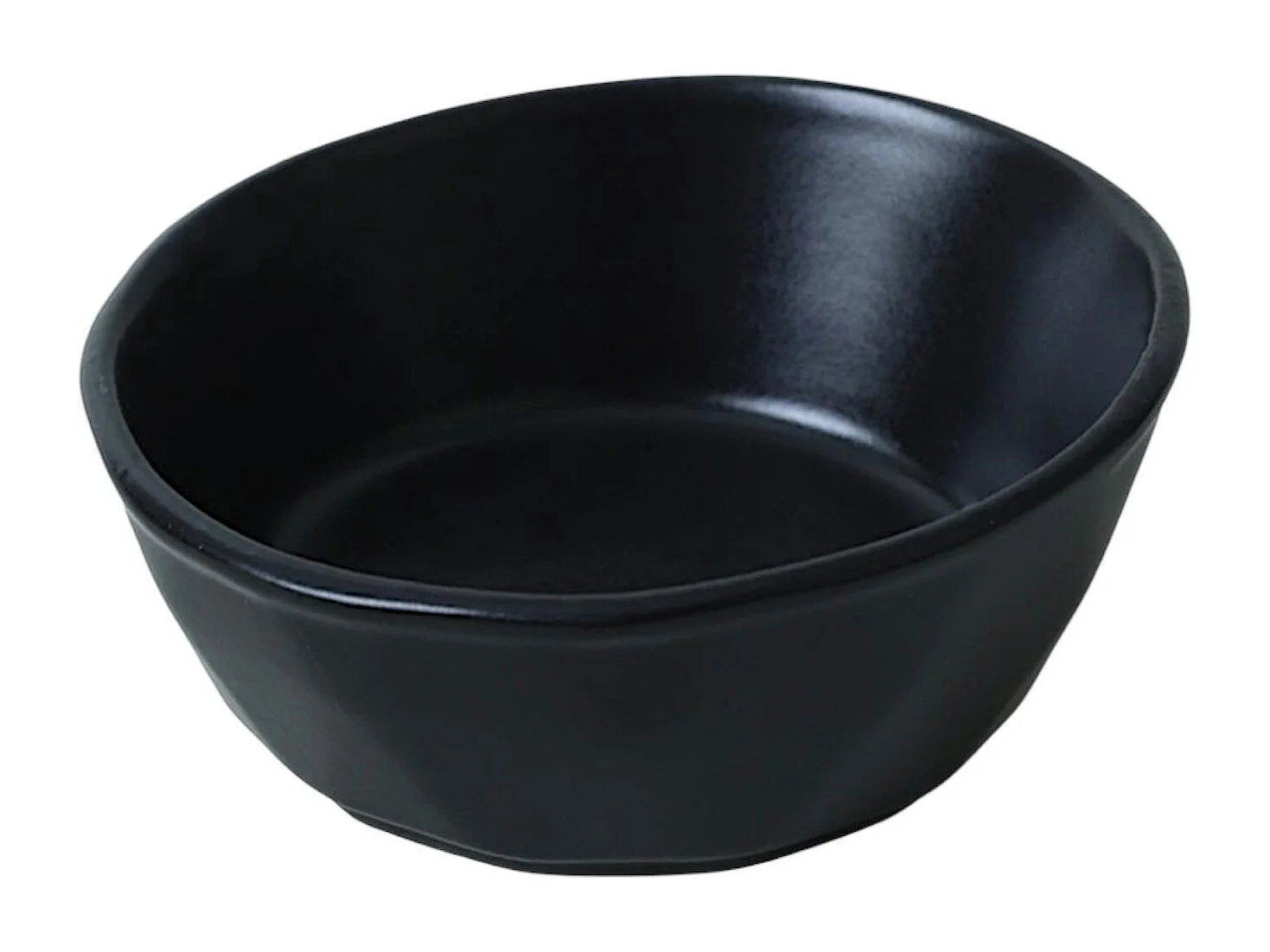 Bol apéro noir, style organique (lot de 6) EFIRA