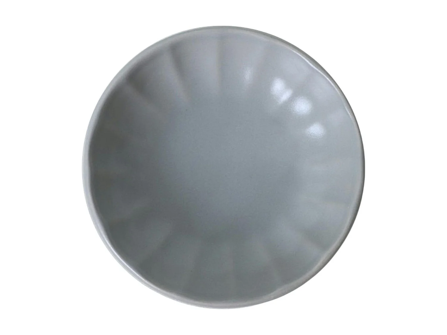 Bol apéro gris forme fleur (lot de 6) EFIRA