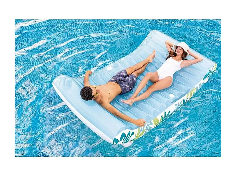 Hamac Gonflable "Tropical" 224cm Multicolore