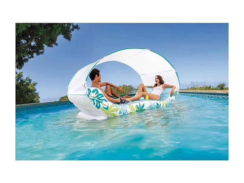 Hamac Gonflable "Tropical" 224cm Multicolore