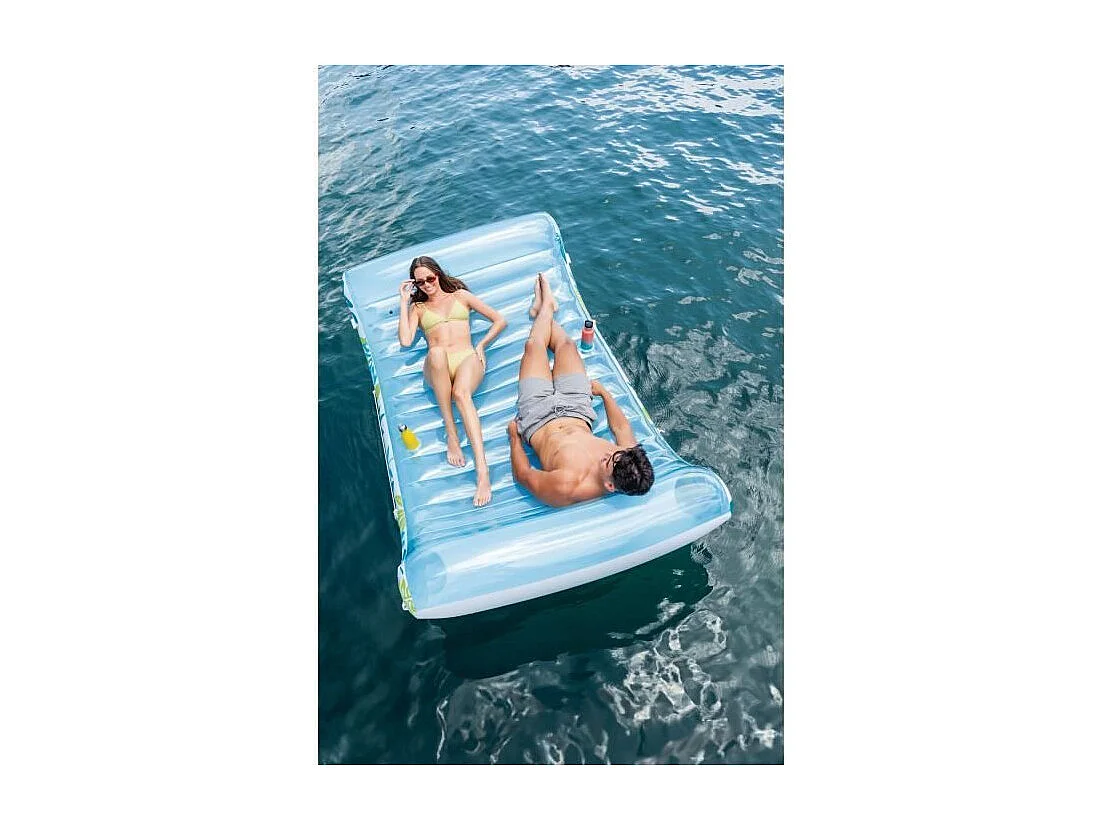 Hamac Gonflable "Tropical" 224cm Multicolore