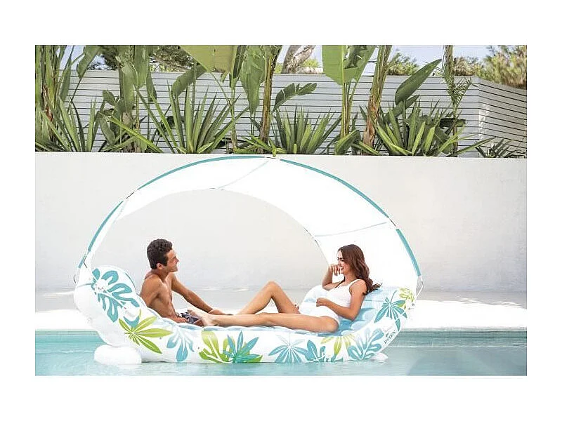 Hamac Gonflable "Tropical" 224cm Multicolore