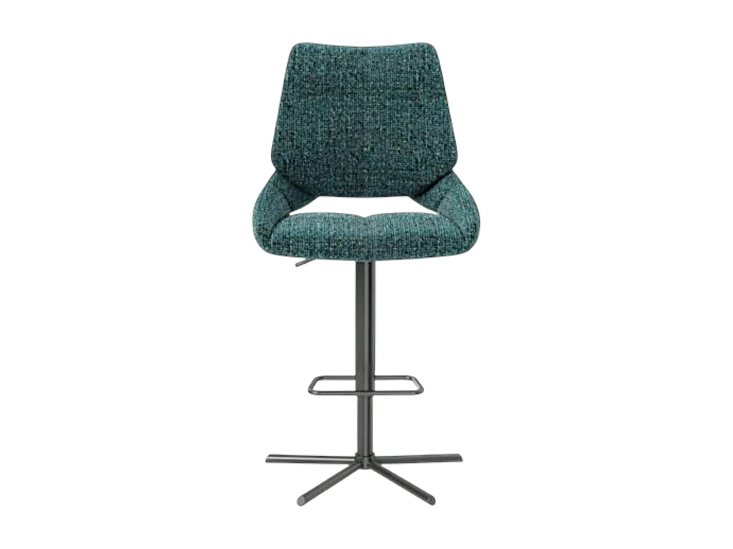 Chaise de bar réglable bleue assise baquet (lot de 2) LIGURIE