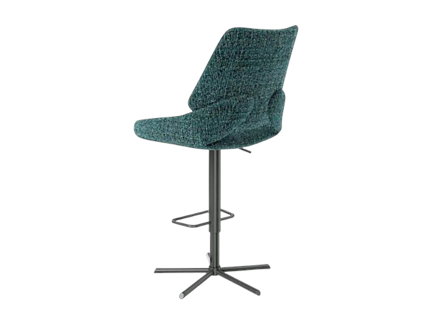 Chaise de bar réglable bleue assise baquet (lot de 2) LIGURIE