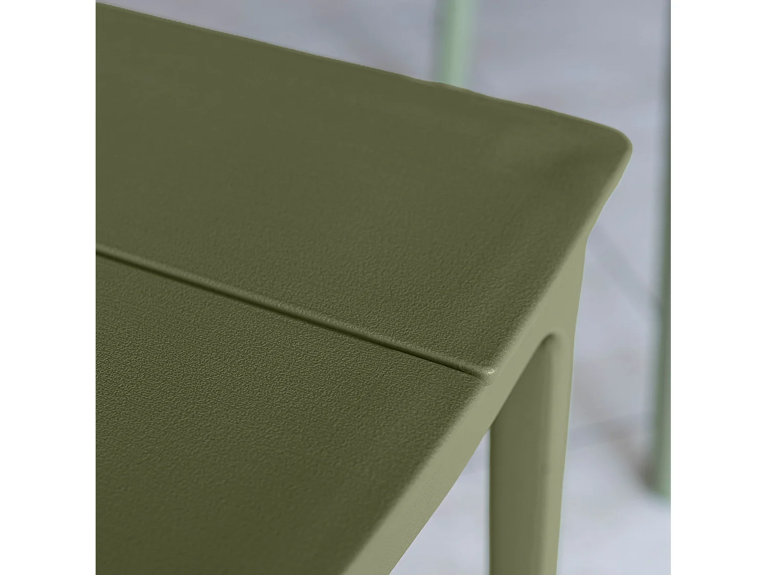Now's Home - Ensemble Table Et 4 Chaises 2 Fauteuils En Polypropylene Vert Patio