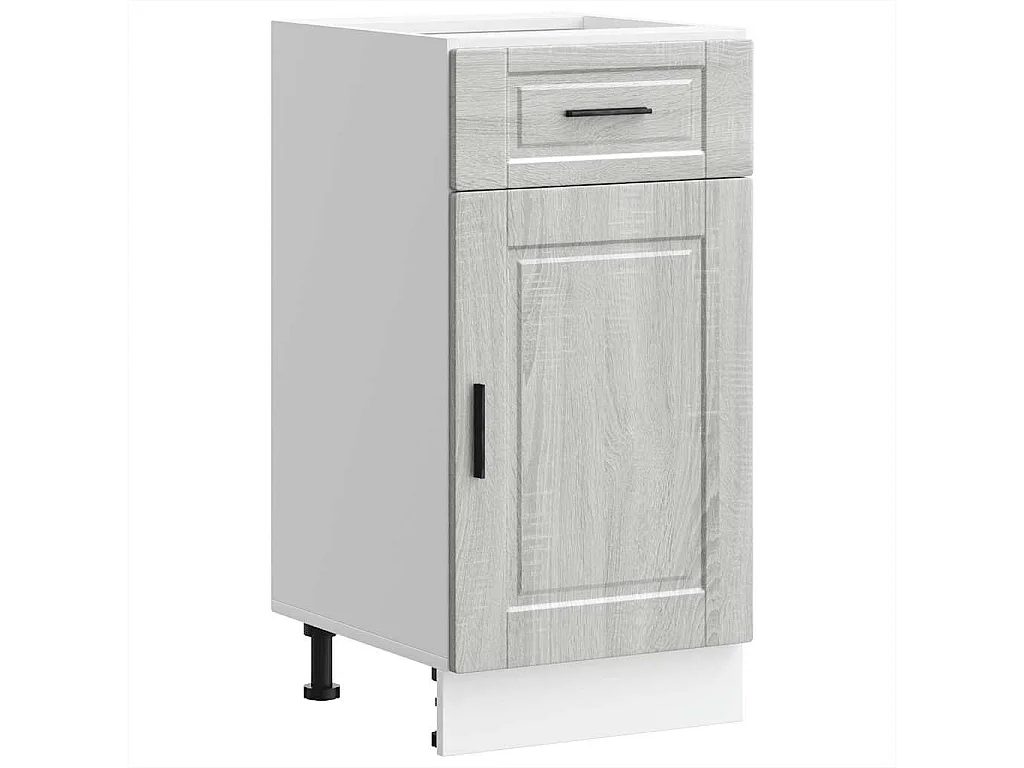 Meuble de cuisine sonoma gris bois d'ingénierie