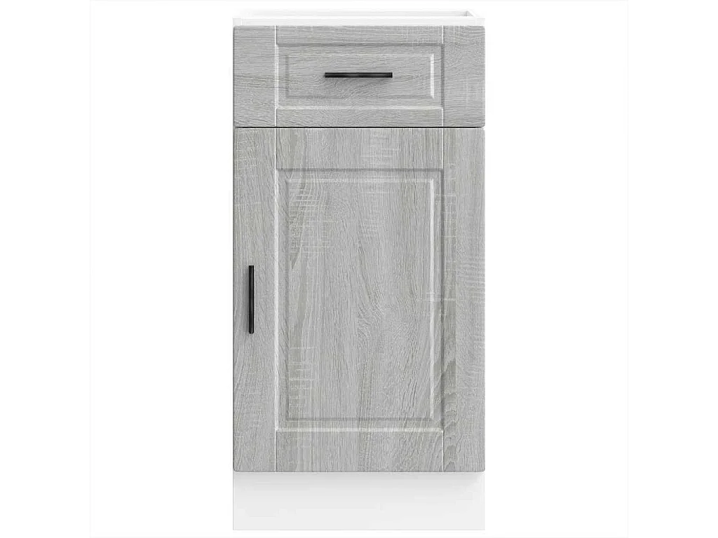 Meuble de cuisine sonoma gris bois d'ingénierie