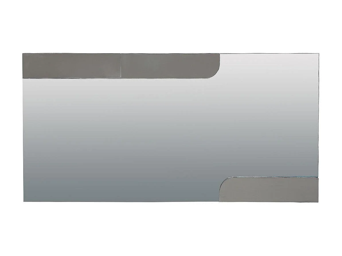 Miroir laqué ISORA - Gris