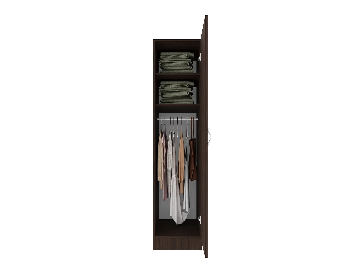 Armadio haaus Remi, 1 anta, Rovere Bronzo, 40 x 51 x 170 cm