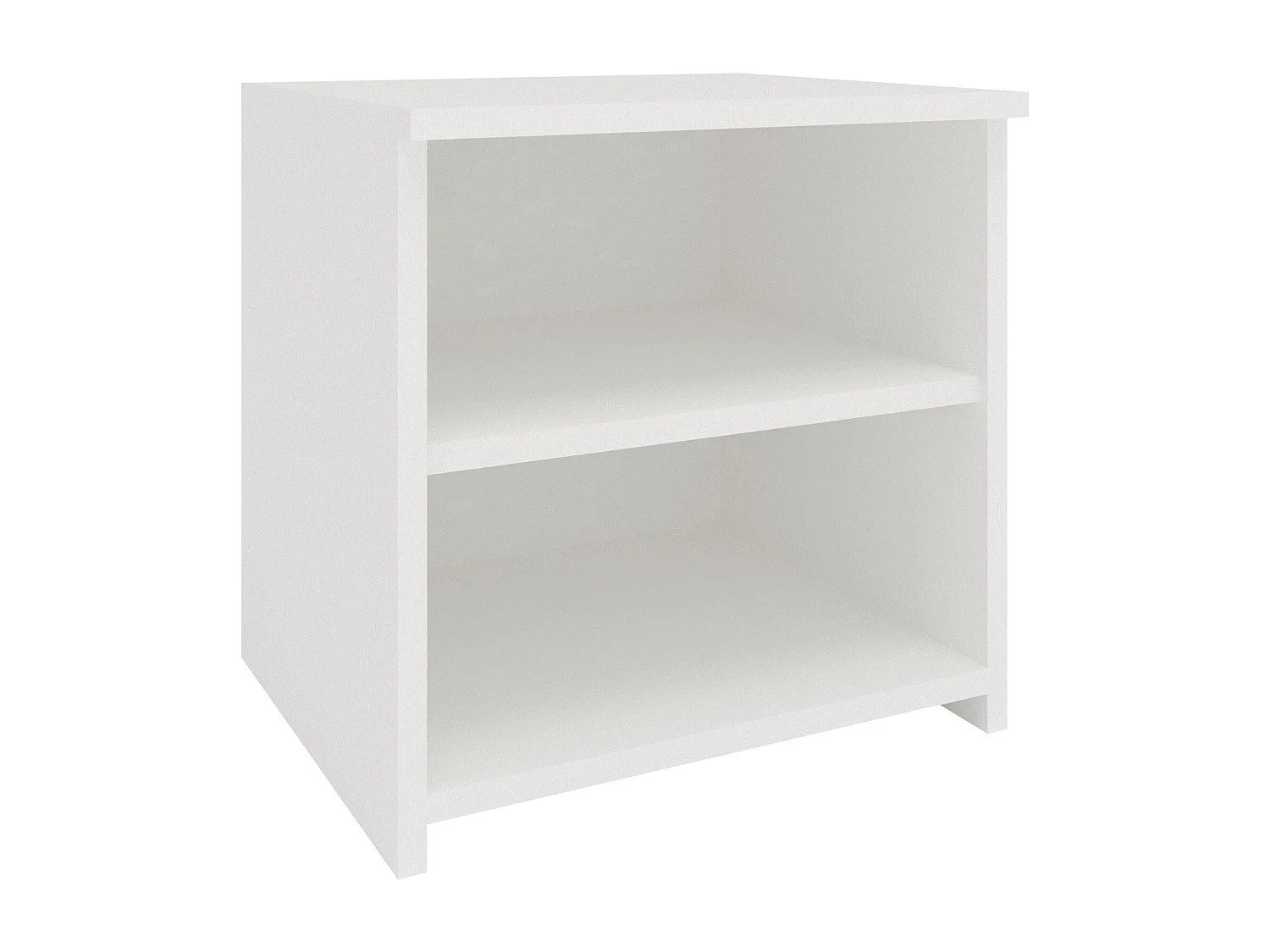 Mesa de cabeceira haaus Alma, 1 prateleira, branco, 40 x 33 x 40 cm