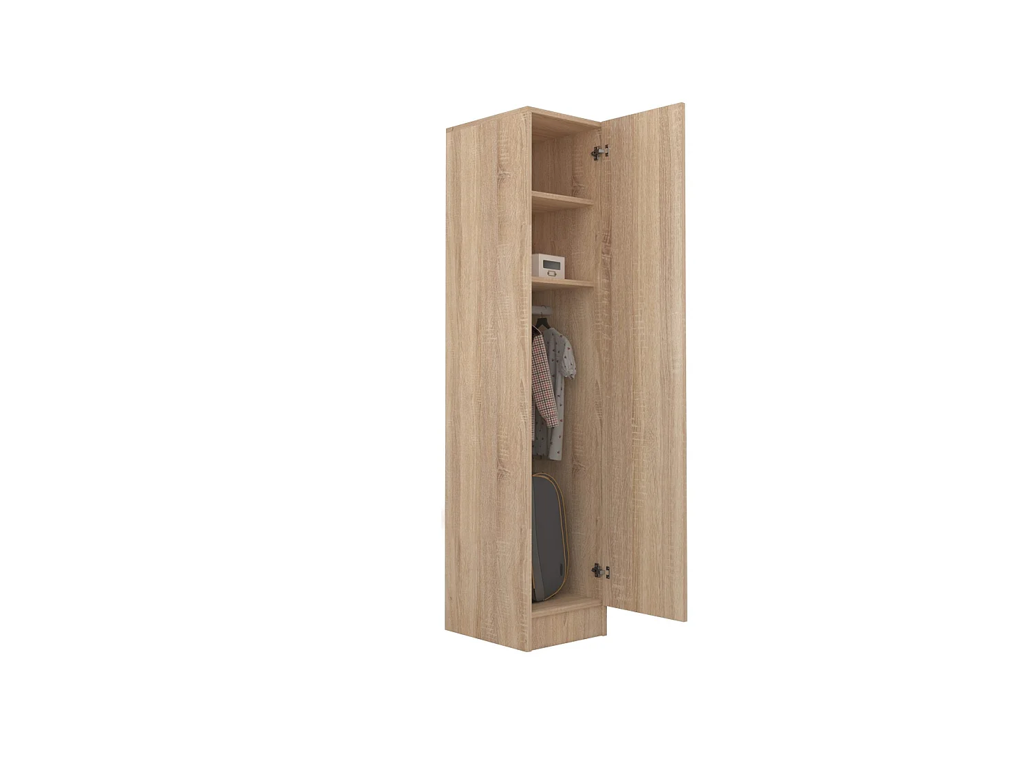 Armário haaus Remi, 1 porta, Carvalho Sonoma, 40 x 51 x 170 cm