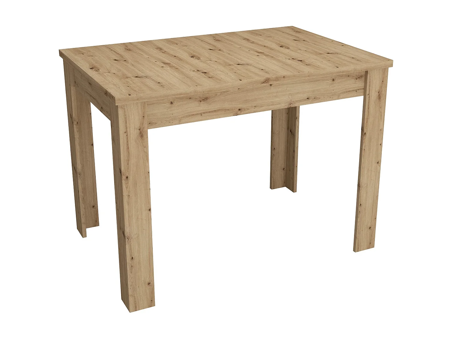 Table de cuisine haaus Zeta, Chêne Artisan, 102 x 69 x 75 cm