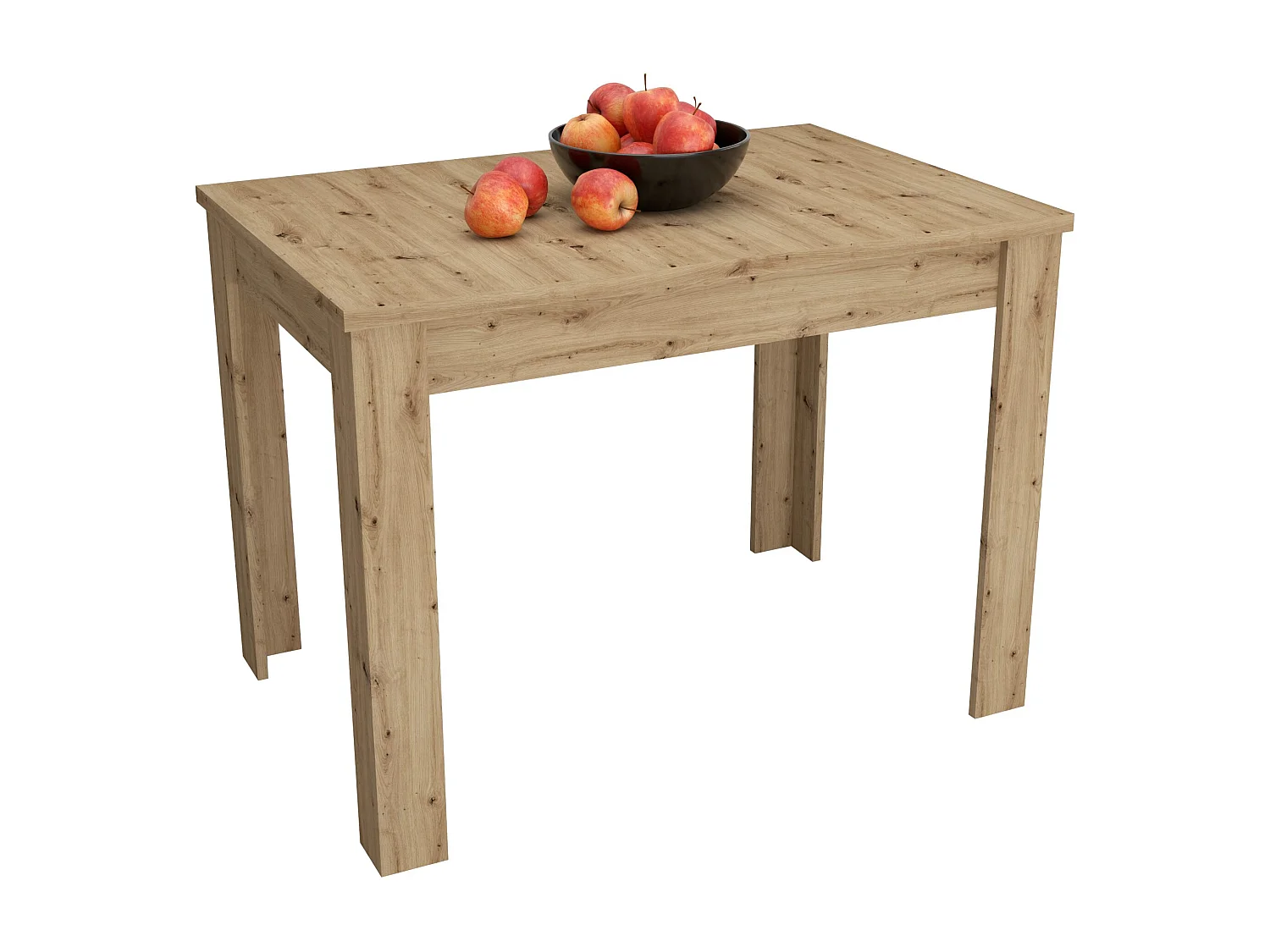 Mesa de cocina haaus Zeta, Roble Artisan, 102 x 69 x 75 cm