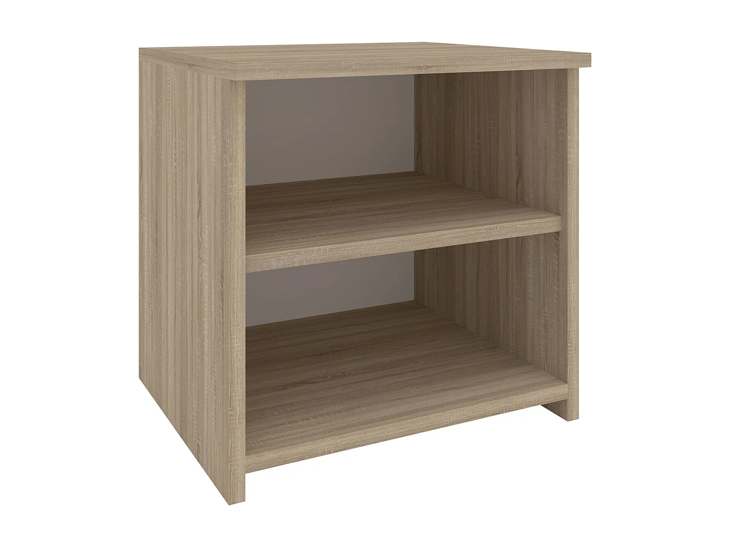 Mesa de cabeceira haaus Alma, 1 prateleira, Carvalho Sonoma, 40 x 33 x 40 cm