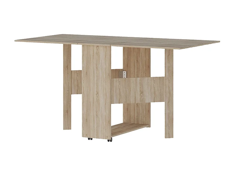 Table pliante haaus Nova, chêne Sonoma, 179 x 90 x 75 cm