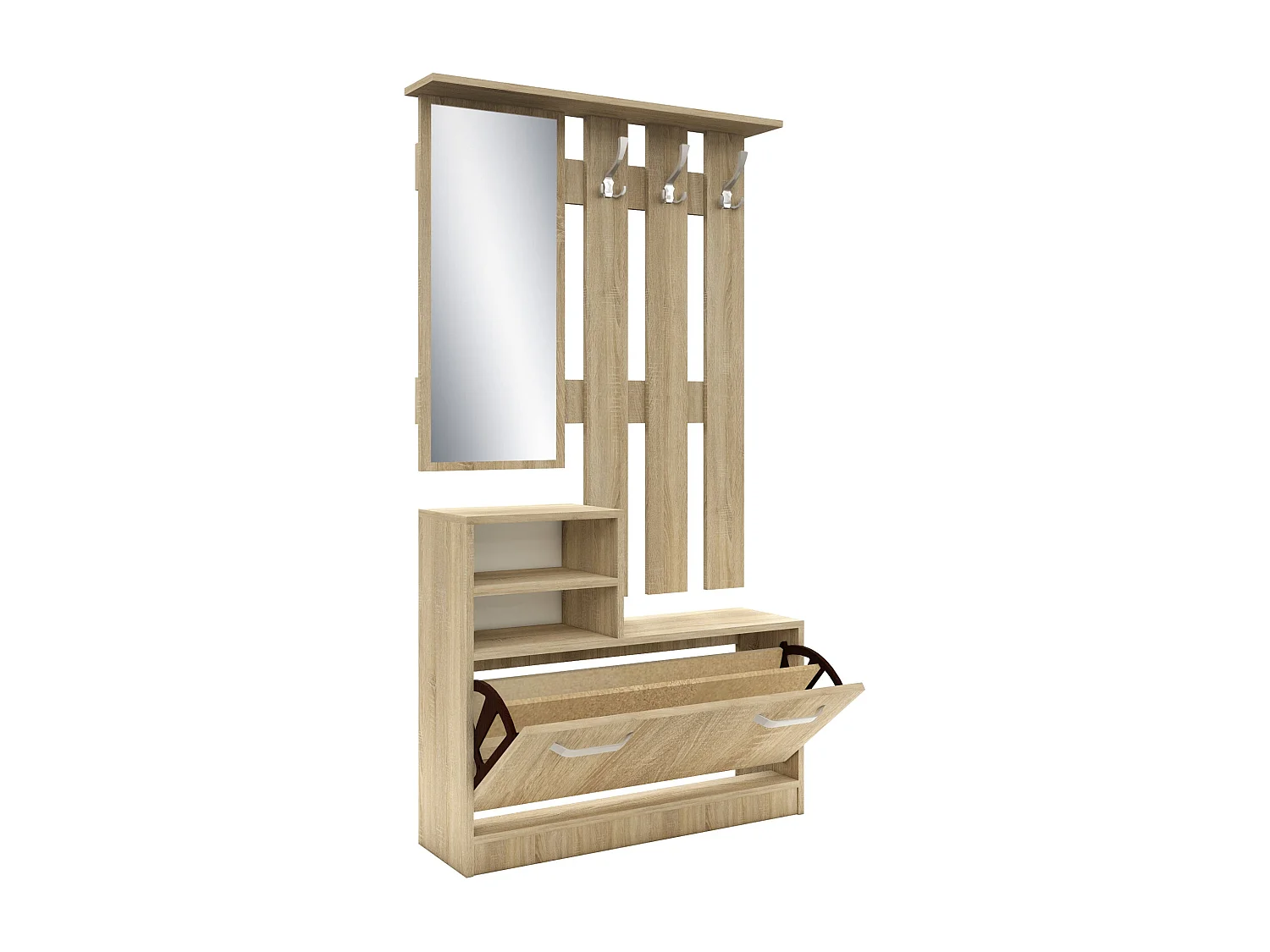 Appendiabiti Lyon, rovere Sonoma, L 85 x L 24 x H 180 cm