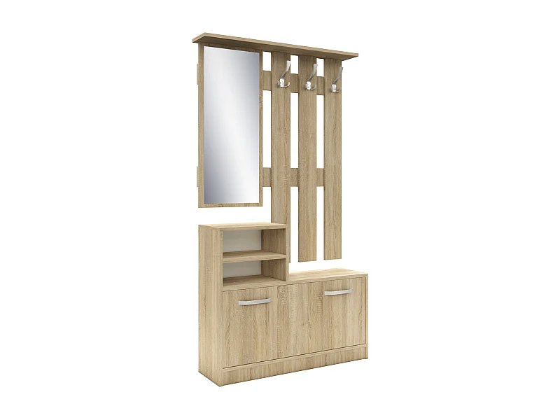 Appendiabiti Lyon, rovere Sonoma, L 85 x L 24 x H 180 cm