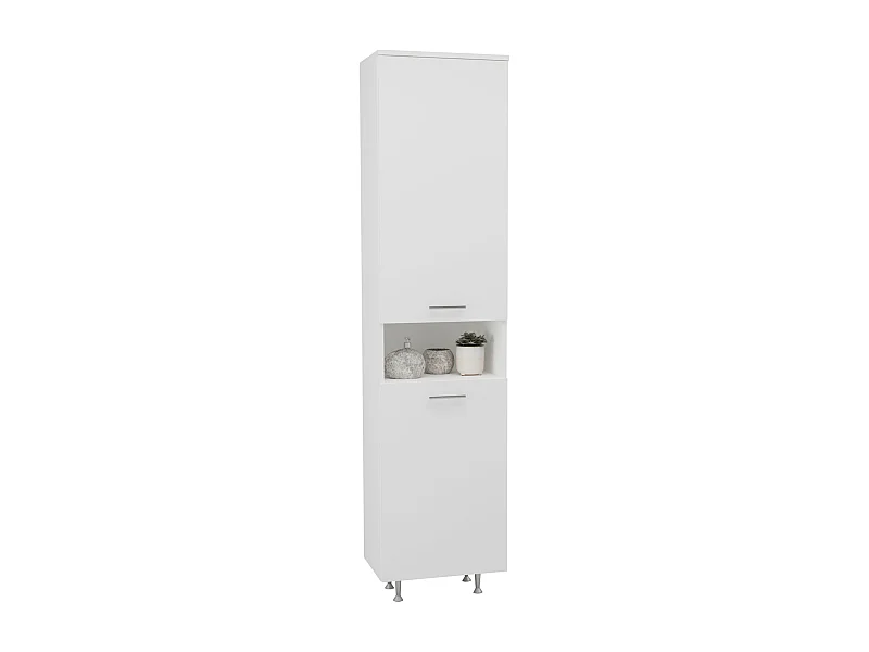 Armario haaus Como, 1 Puerta, Antracita/Blanco, L 33 x P 35 x H 200 cm