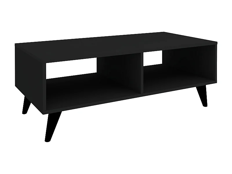 Table basse haaus Melo, noir, 110 x 50 x 40 cm