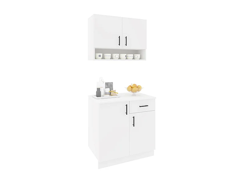 Set Cuisine Berna haaus, Blanc, L 80 cm